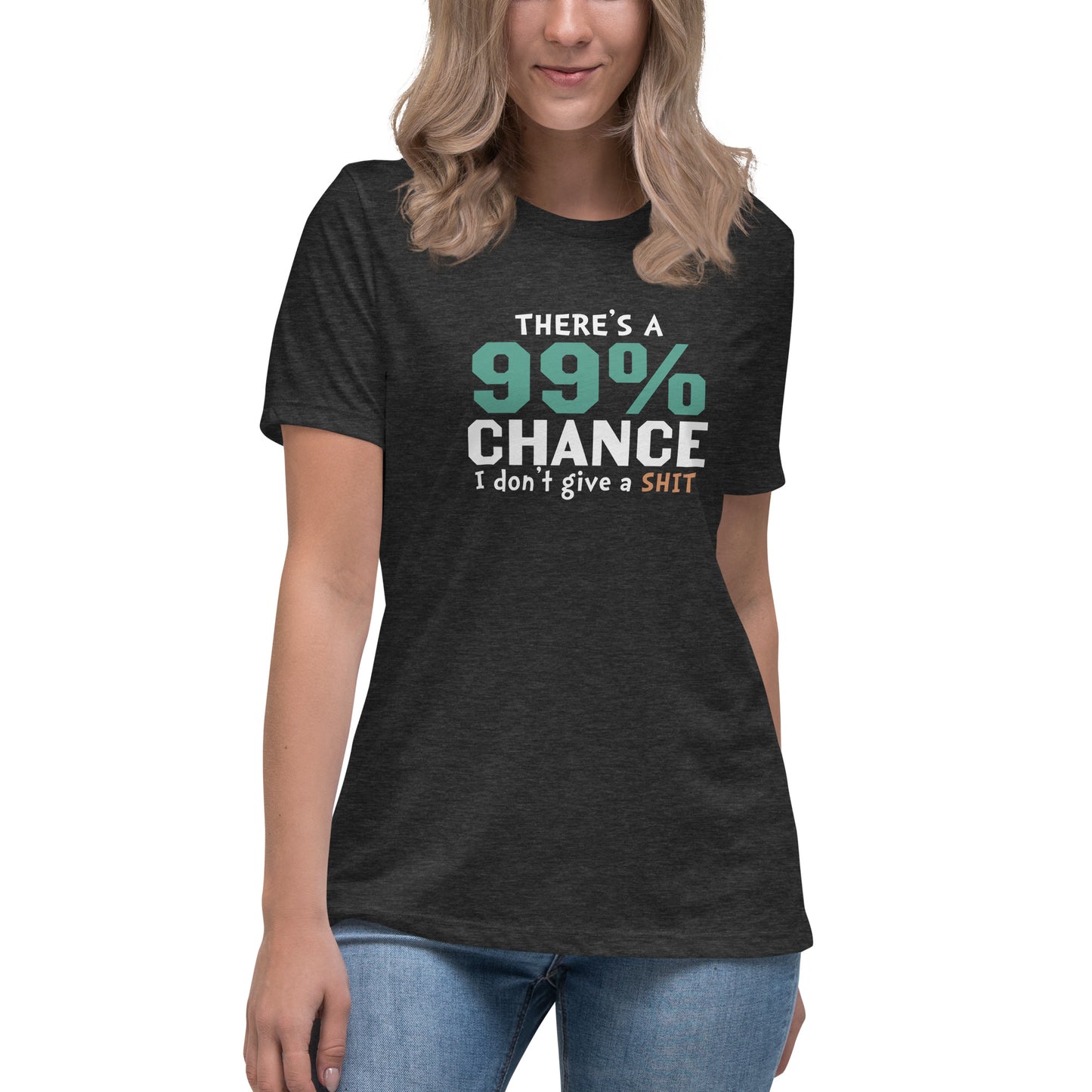 99 percent change I don't give a shit