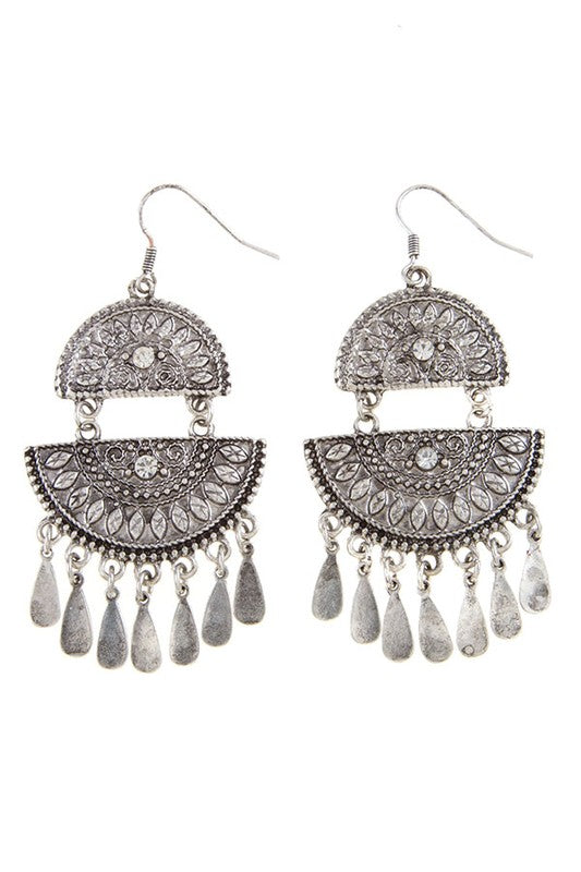 VINTAGE TRIBAL DANGLE EARRINGS