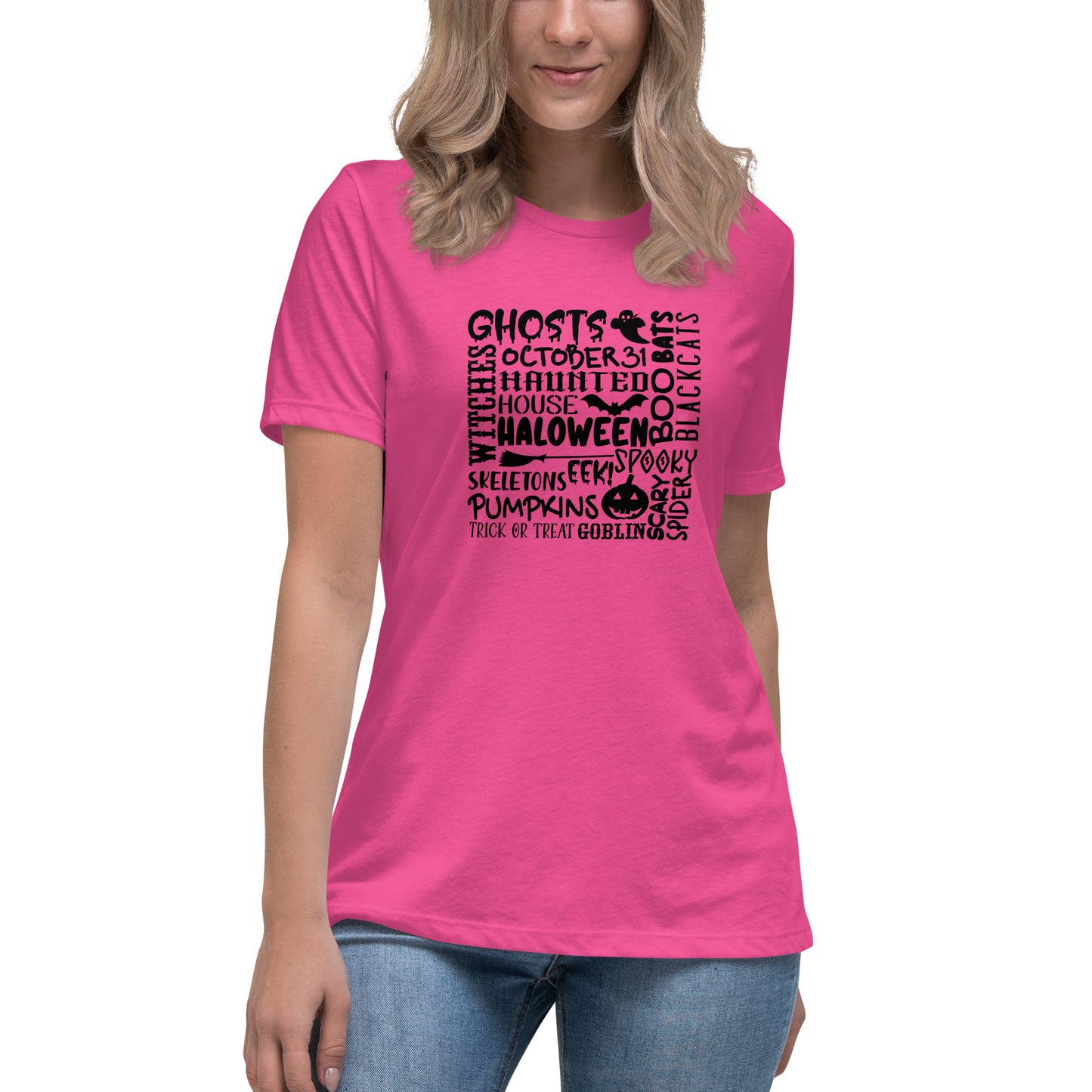 Ghosts Witches Halloween Quote Shirt Black