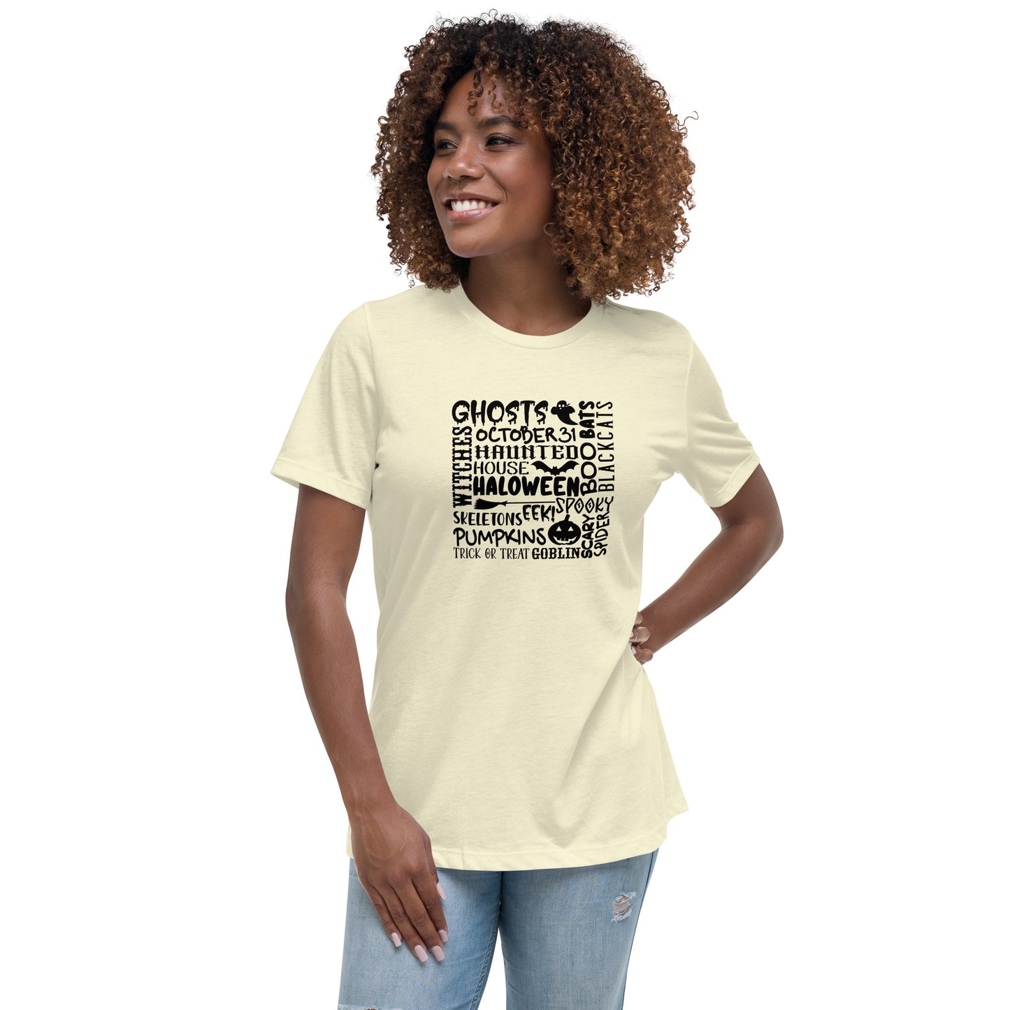 Ghosts Witches Halloween Quote Shirt Black