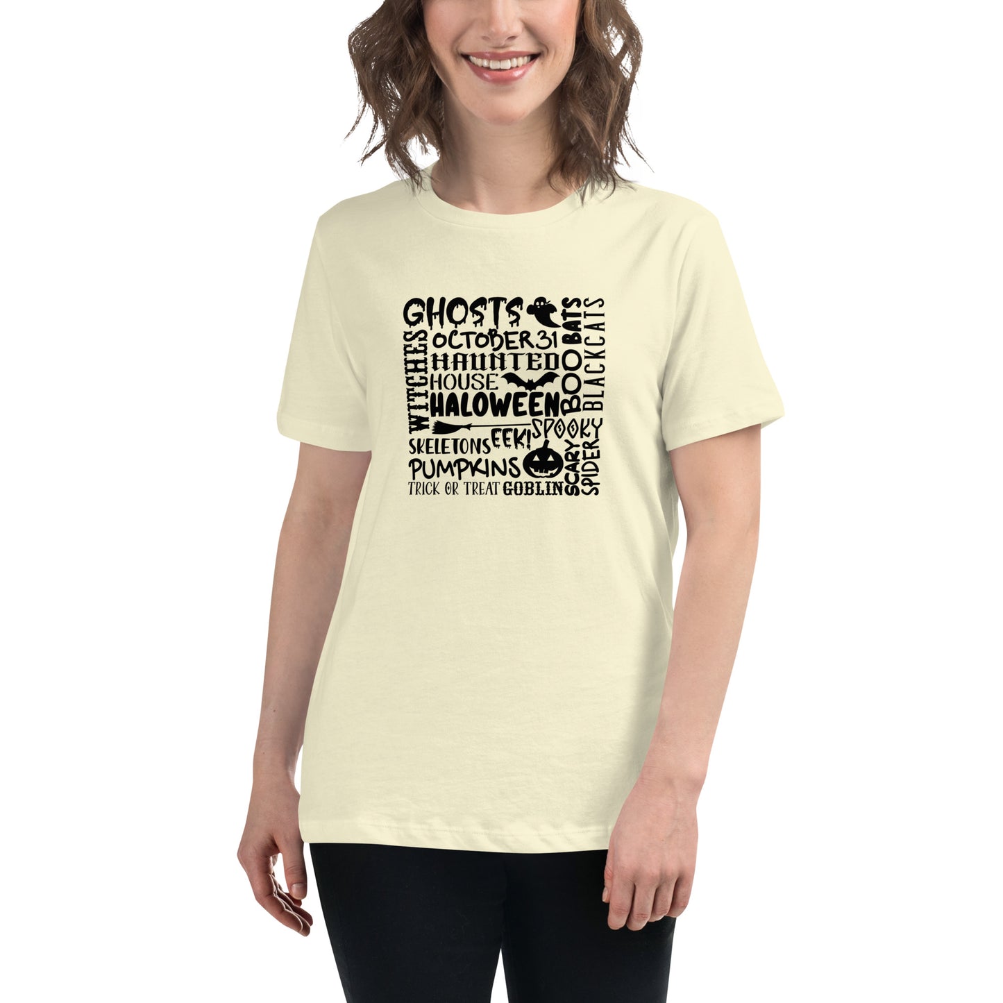 Ghosts Witches Halloween Quote Shirt Black