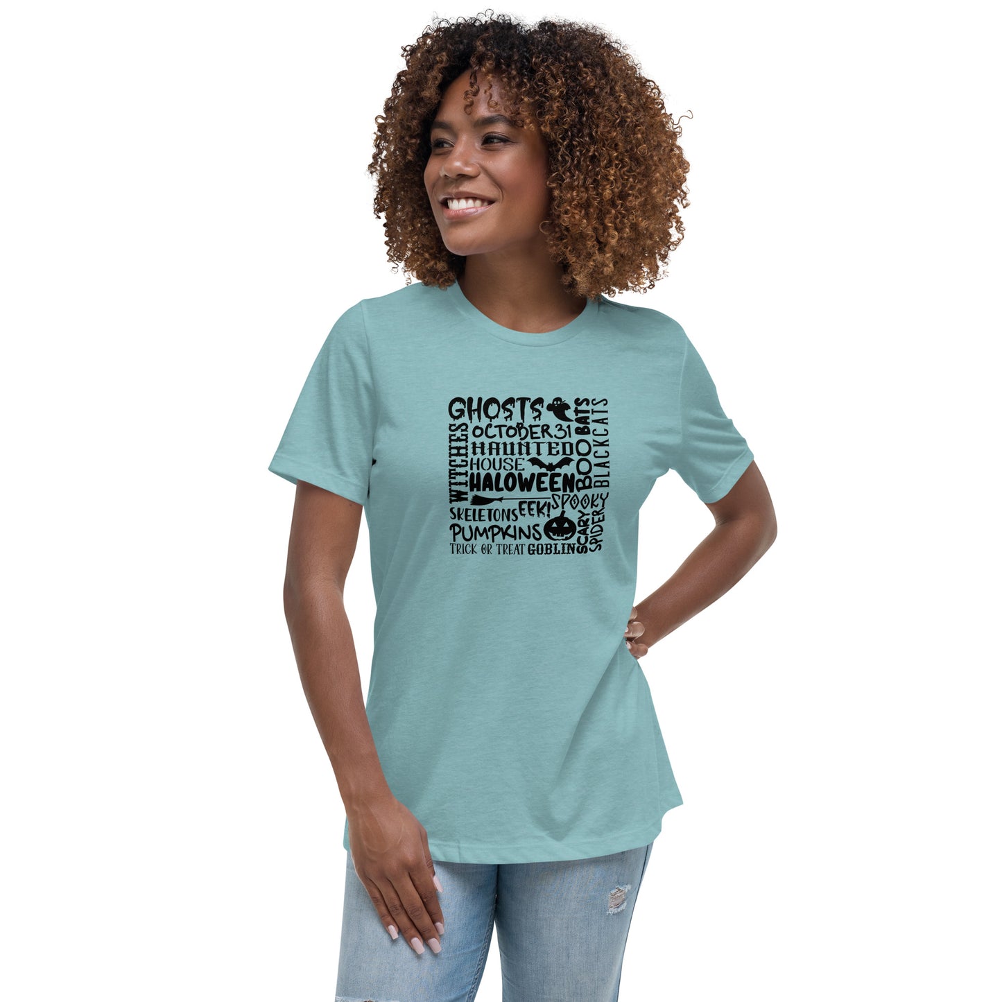 Ghosts Witches Halloween Quote Shirt Black