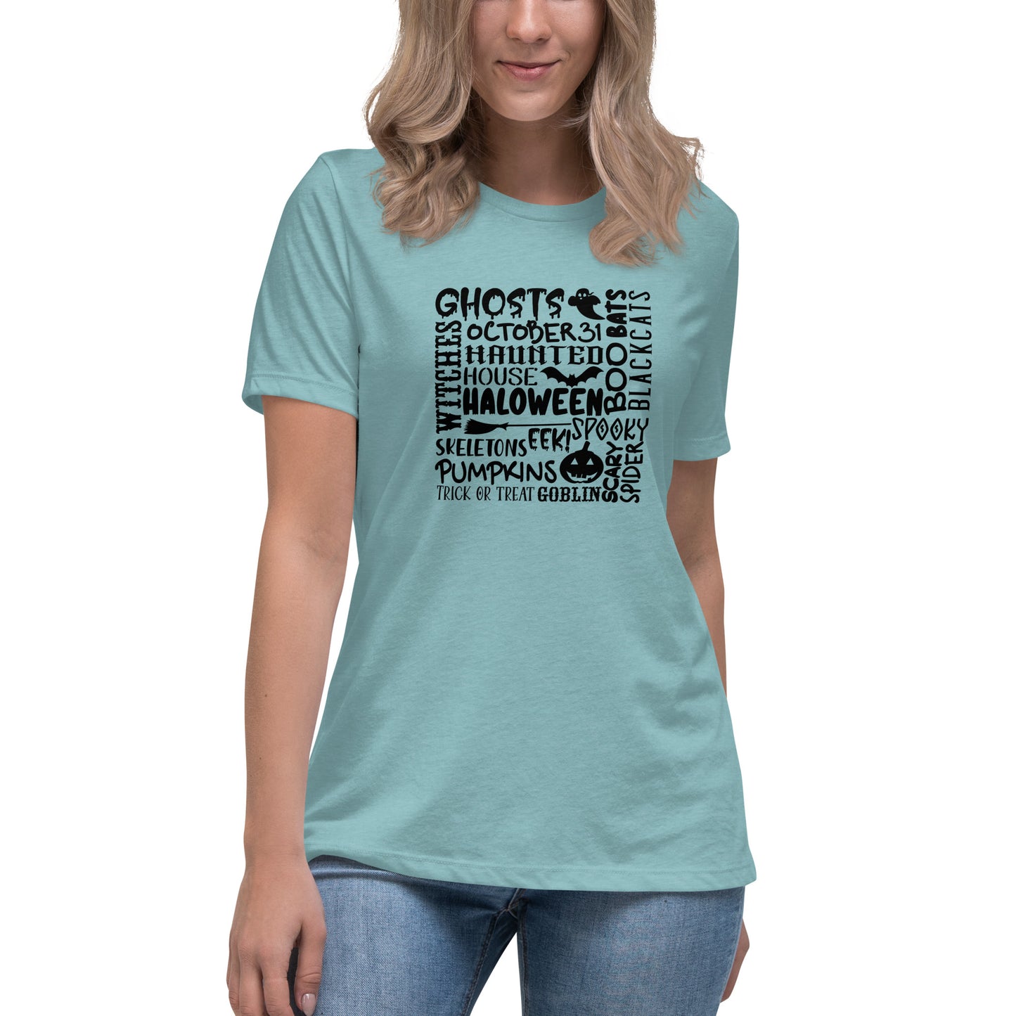 Ghosts Witches Halloween Quote Shirt Black