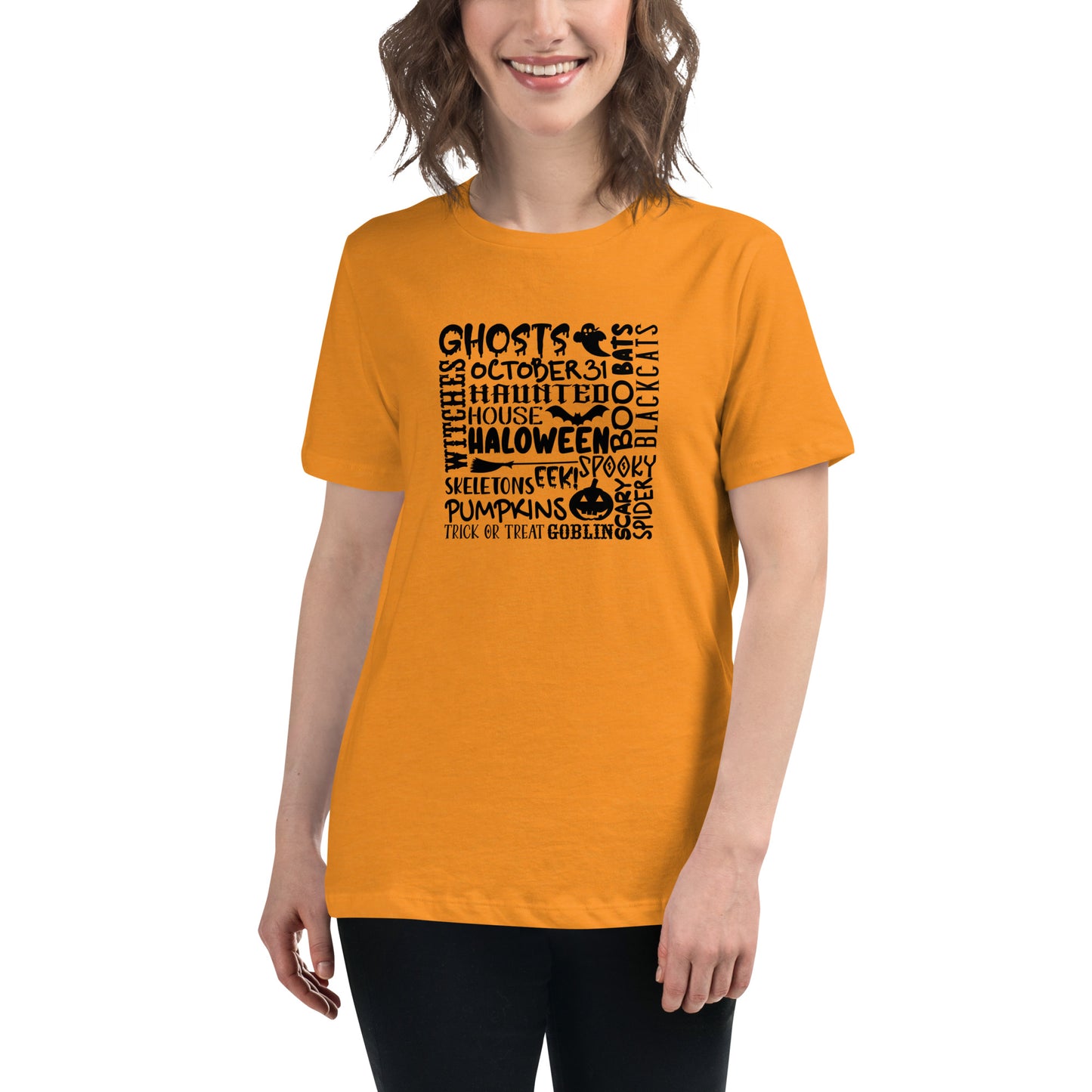 Ghosts Witches Halloween Quote Shirt Black