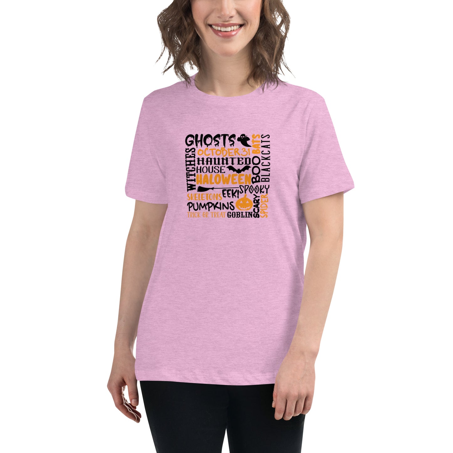 Ghosts Witches Halloween Quote Shirt Black & Orange