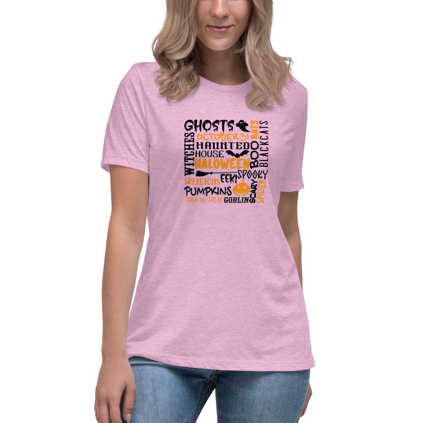 Ghosts Witches Halloween Quote Shirt Black & Orange