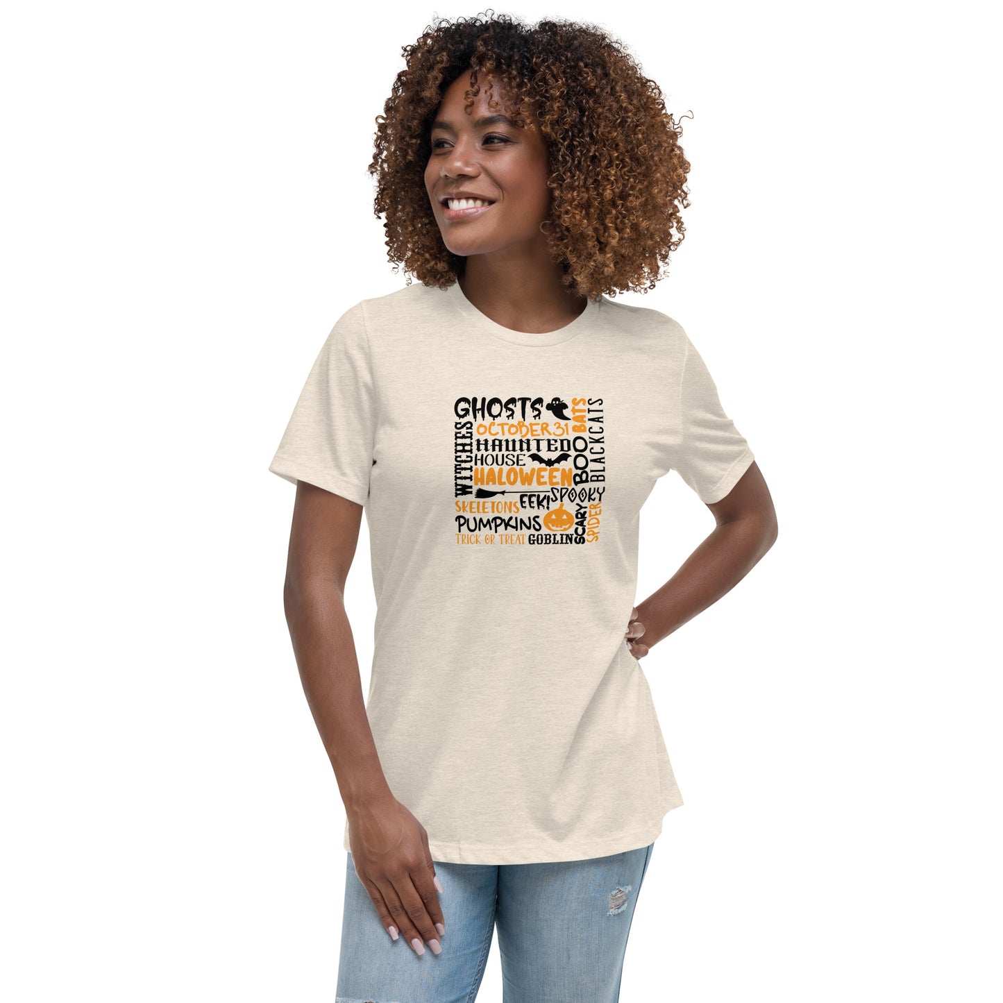 Ghosts Witches Halloween Quote Shirt Black & Orange