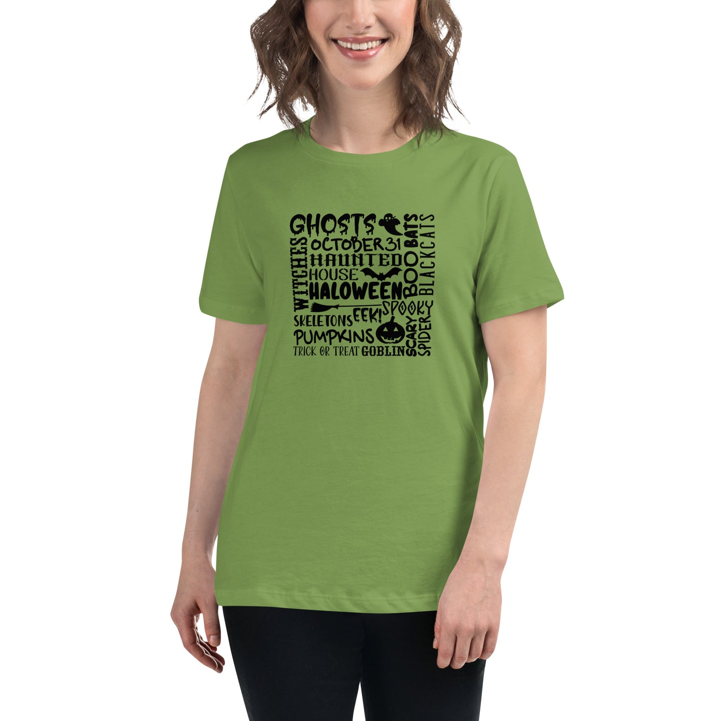 Ghosts Witches Halloween Quote Shirt Black