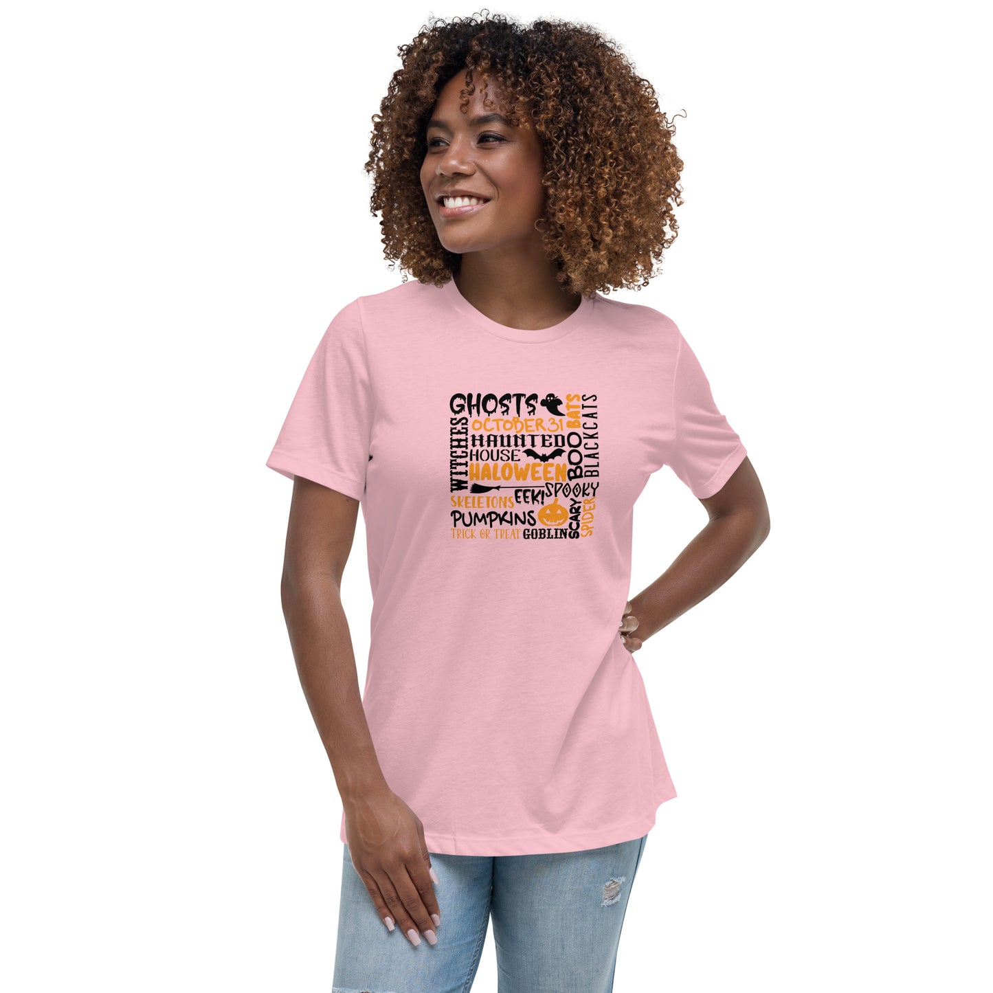 Ghosts Witches Halloween Quote Shirt Black & Orange