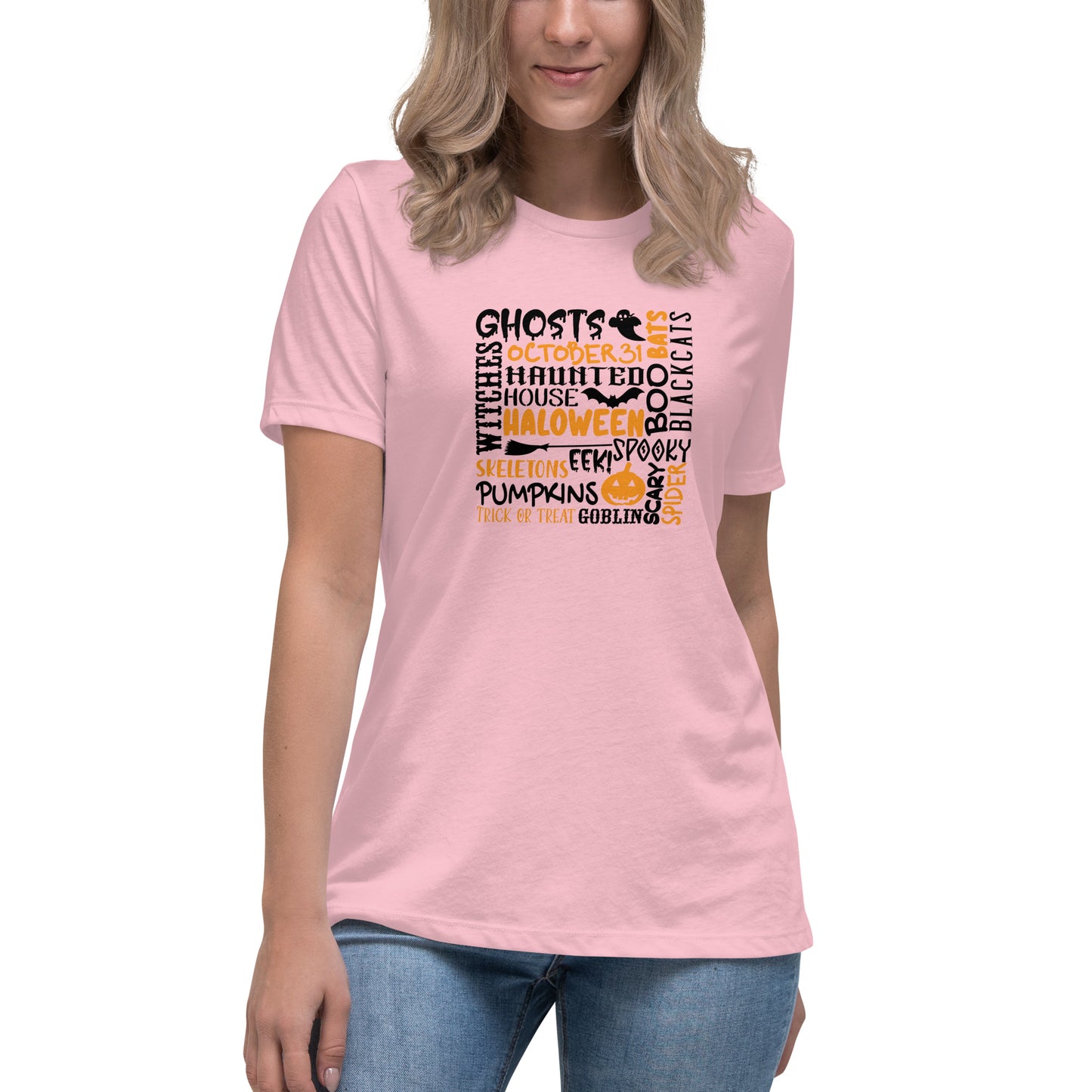 Ghosts Witches Halloween Quote Shirt Black & Orange