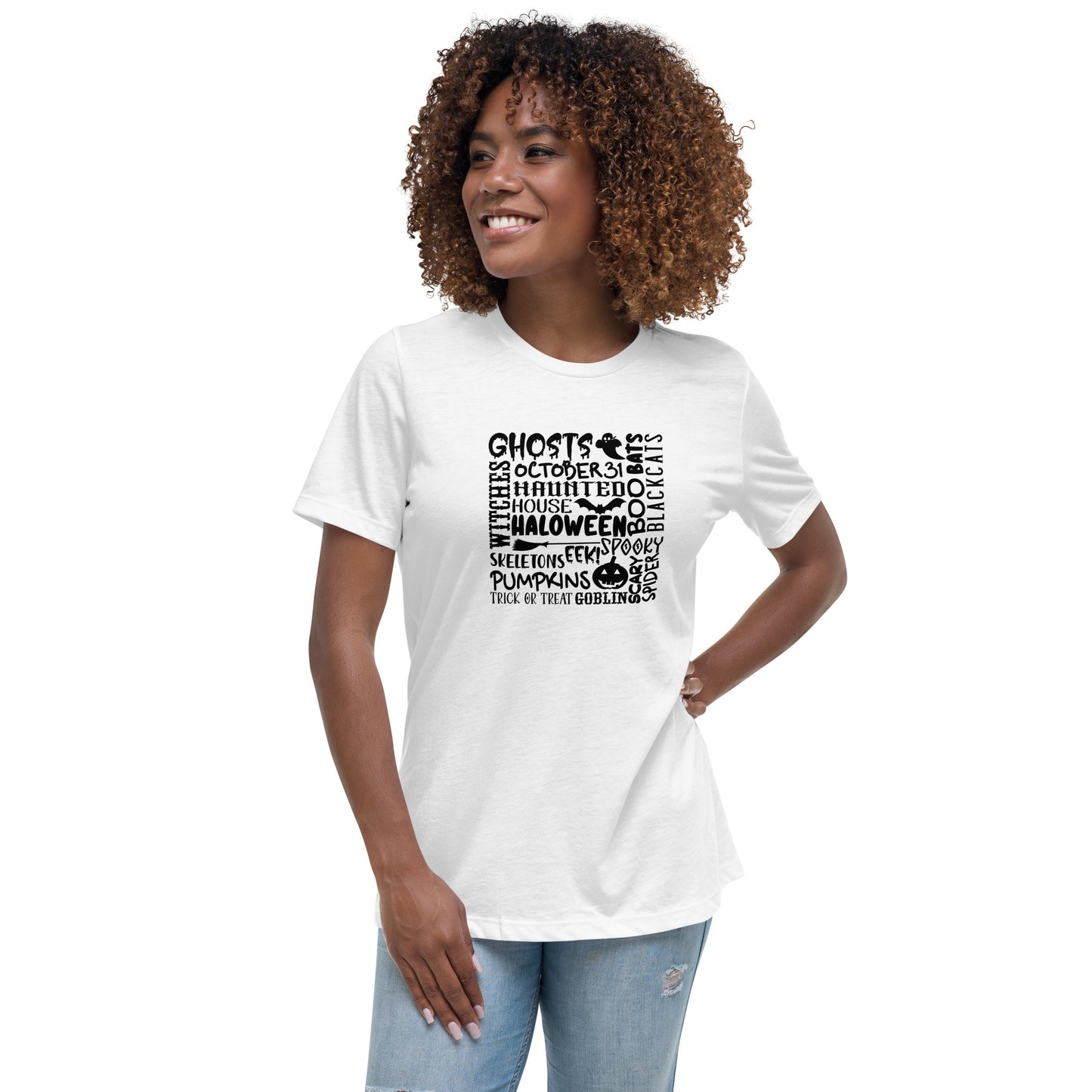 Ghosts Witches Halloween Quote Shirt Black